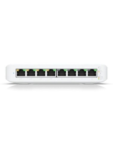 Switch Ubiquiti USW-LITE-8-POE/ 8 Puertos/ RJ45 10/100/1000 PoE