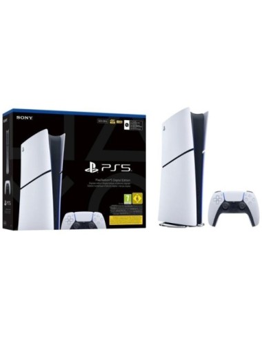 Consola Sony Playstation 5 - PS5 Slim Digital 825GB/ Incluye Mando Dual Sense/ Chassis E