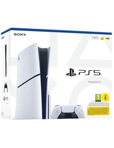 Consola Sony Playstation 5 - PS5 Slim Estándar 1TB/ Incluye Mando Dual Sense y Juego Preinstalado ASTRO's PLAYROOM/ Chassis E