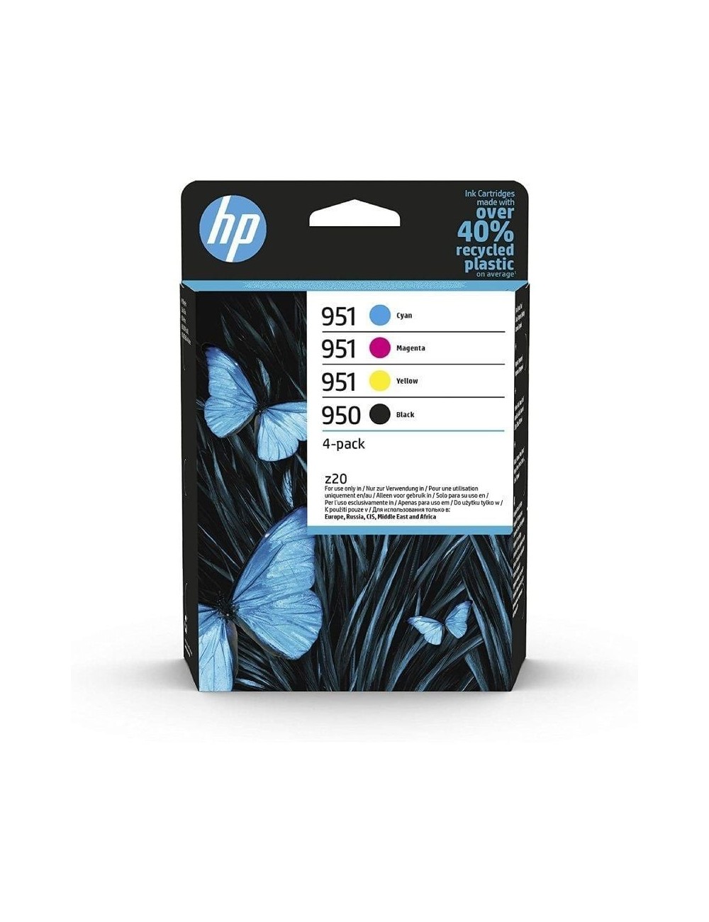 Cartucho de Tinta Original HP nº950 + nº951 Cian/ Magenta/ Amarillo/ Negro