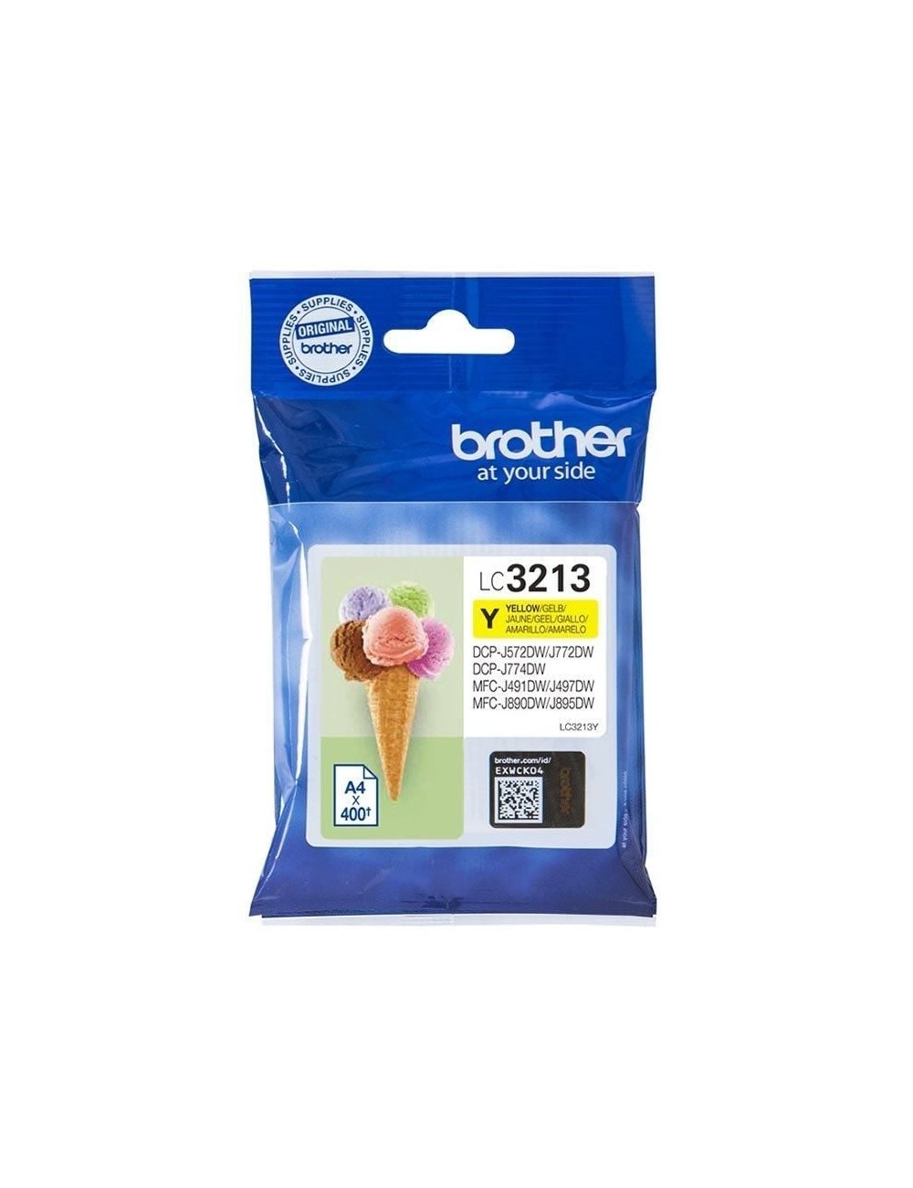 Cartucho de Tinta Original Brother LC-3213Y/ Amarillo