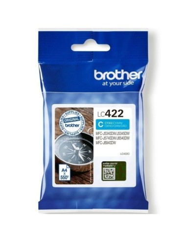 Cartucho de Tinta Original Brother LC-422/ Cian