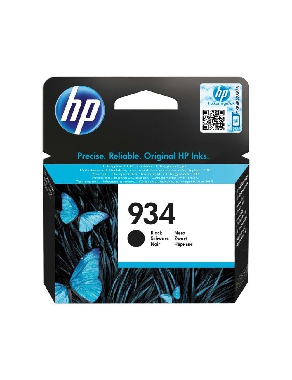 Cartucho de Tinta Original HP nº934/ Negro