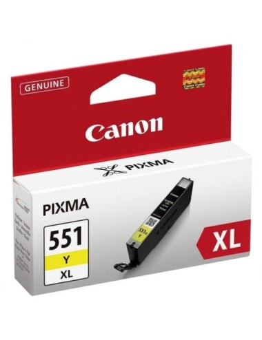 Cartucho de Tinta Original Canon CLI-551Y XL Alta Capacidad/ Amarillo