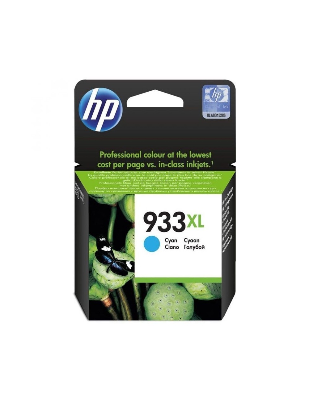 Cartucho de Tinta Original HP nº933 XL Alta Capacidad/ Cian