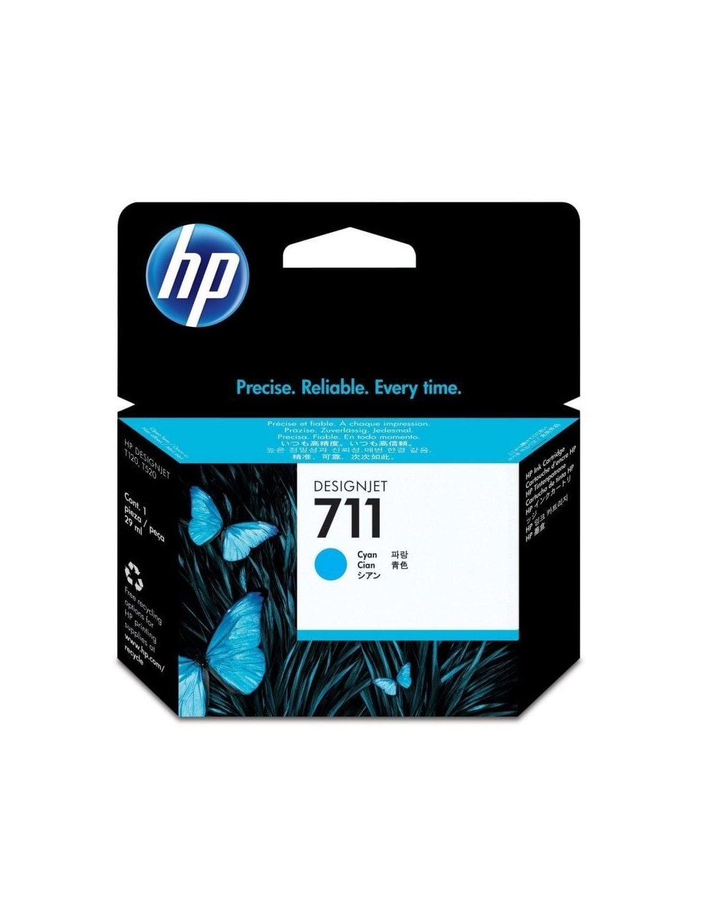 Cartucho de Tinta Original HP nº711/ Cian