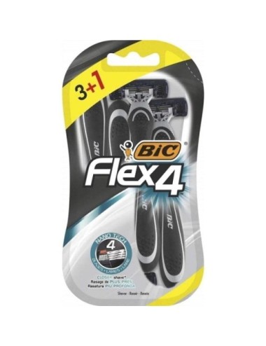 Cuchilla de Afeitar Bic Flex 4/ 4 uds