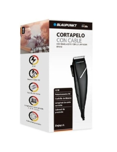 Cortapelos Blaupunkt BP5012 con Cable/ 6 Accesorios