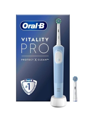 Cepillo Dental Oral-B Vitality Pro/ Incluye 1 Recambio/ Azul