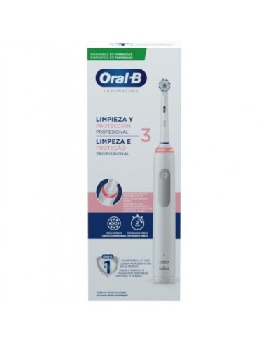 Cepillo Dental Oral-B Limpieza y Protección Profesional 3/ Blanco