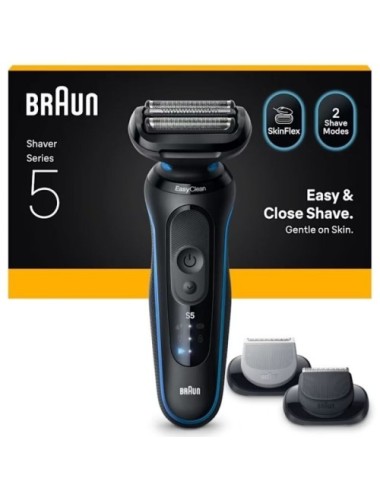 Afeitadora Braun Series 5 52-B1650S/ con Batería/ 2 Accesorios