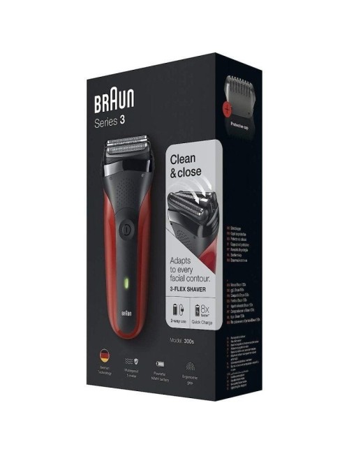 Afeitadora Braun Series 3 300S/ con batería