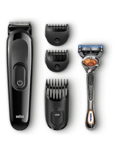 Cortapelos Braun SK3000/ con Batería/ 4 Accesorios