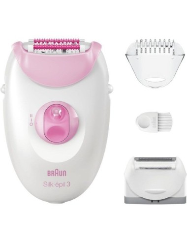 Depiladora Braun Silk Epil Series 3 3-031/ Con Cable/ 3 Accesorios