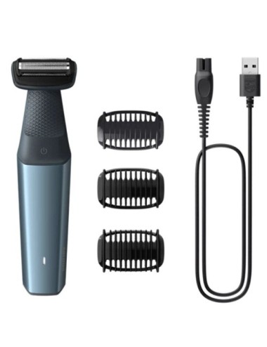 Afeitadora Philips Bodygroom Series 3000 BG3027/ con Batería/ 3 Accesorios