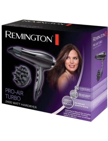 Secador Remington Pro-Air Turbo/ 2400W/ Negro