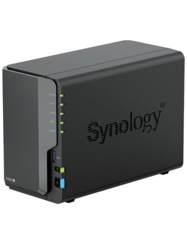NAS Synology Diskstation DS225+/ 2 Bahías 3.5'- 2.5'/ 6GB DDR4/ Formato Torre