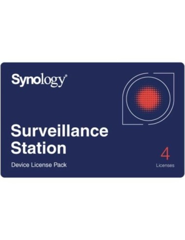 Licencia Física Synology Surveillance Device License Pack/ 4 Dispositivos