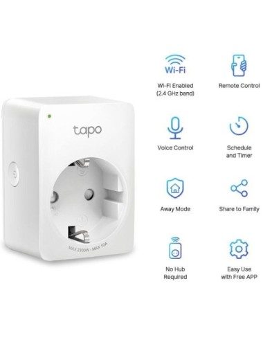 Enchufe WiFi Inteligente TP-Link Tapo P100