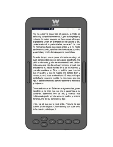 Libro Electrónico Ebook Woxter Scriba 195 S/ 4.7'/ Tinta Electrónica/ Negro