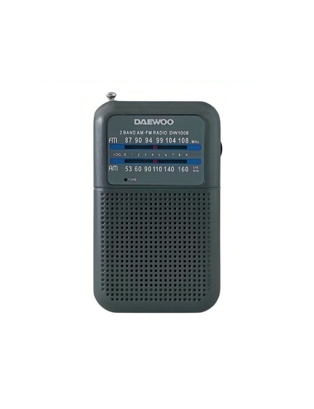 Radio Portátil Daewoo DW1008/ Gris
