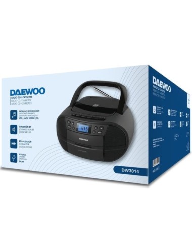 Radio CD Daewoo DW3014/ 4W/ Negro