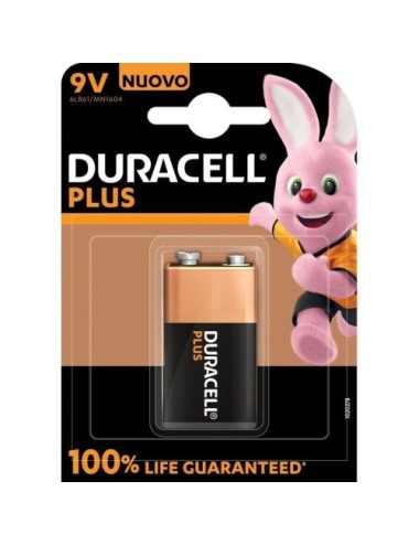 Pila Duracell Plus MN1604/ 9V/ Alcalina