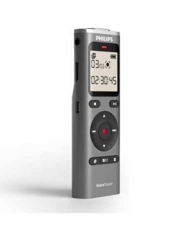 Grabadora de Voz Philips VoiceTracer DVT1170/ 20kHz/ Plata
