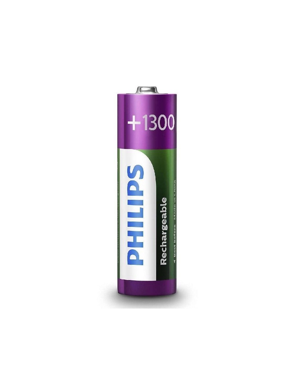 Pack de 4 Pilas AA Philips R6B4A130/10/ 1.2V/ Recargables