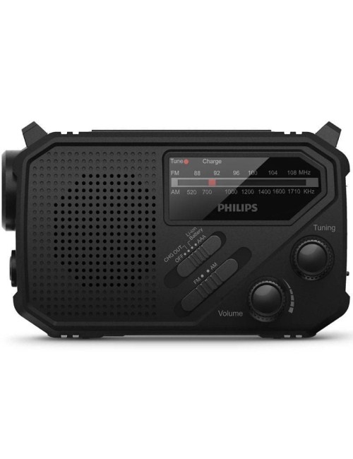 Radio Portátil Philips TAR1609/ Negra