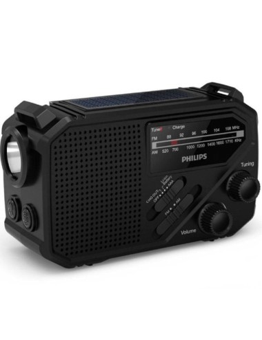 Radio Portátil Philips TAR1609/ Negra