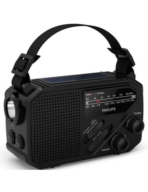 Radio Portátil Philips TAR1609/ Negra