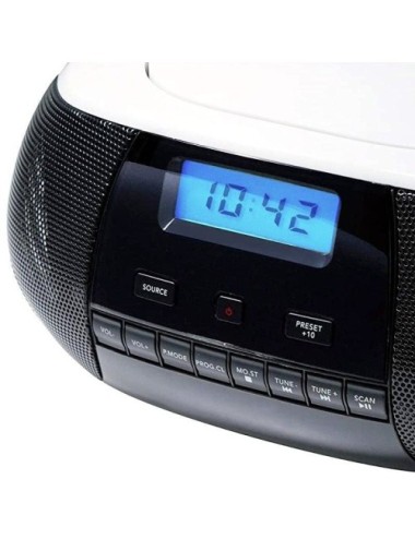 Radio CD Sunstech CRUSM400WT/ Blanca