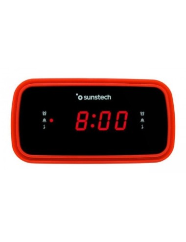 Despertador Sunstech FRD60RD/ Radio FM