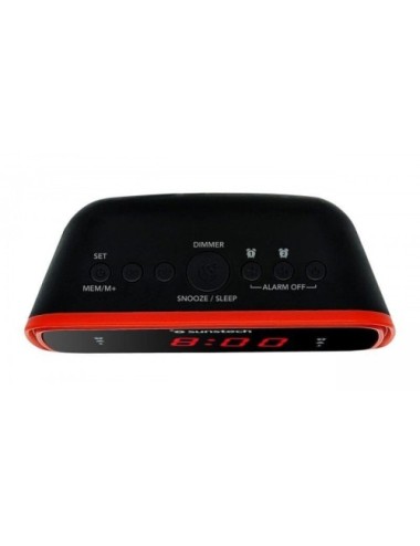 Despertador Sunstech FRD60RD/ Radio FM