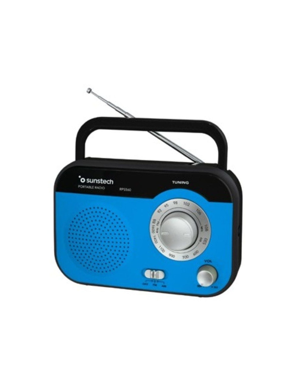 Radio Portátil Sunstech RPS560/ Azul