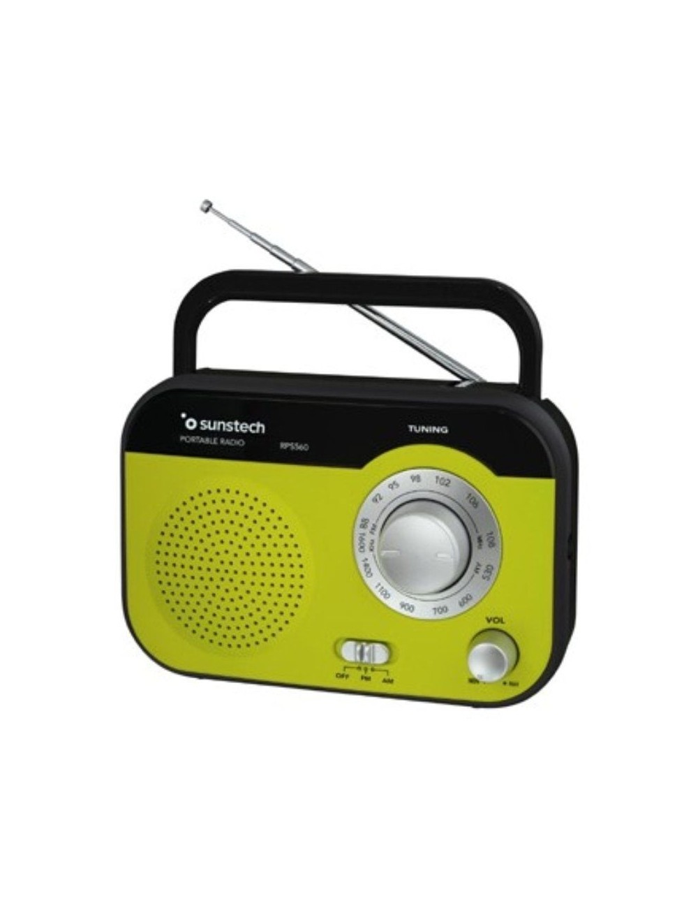 Radio Portátil Sunstech RPS560/ Verde