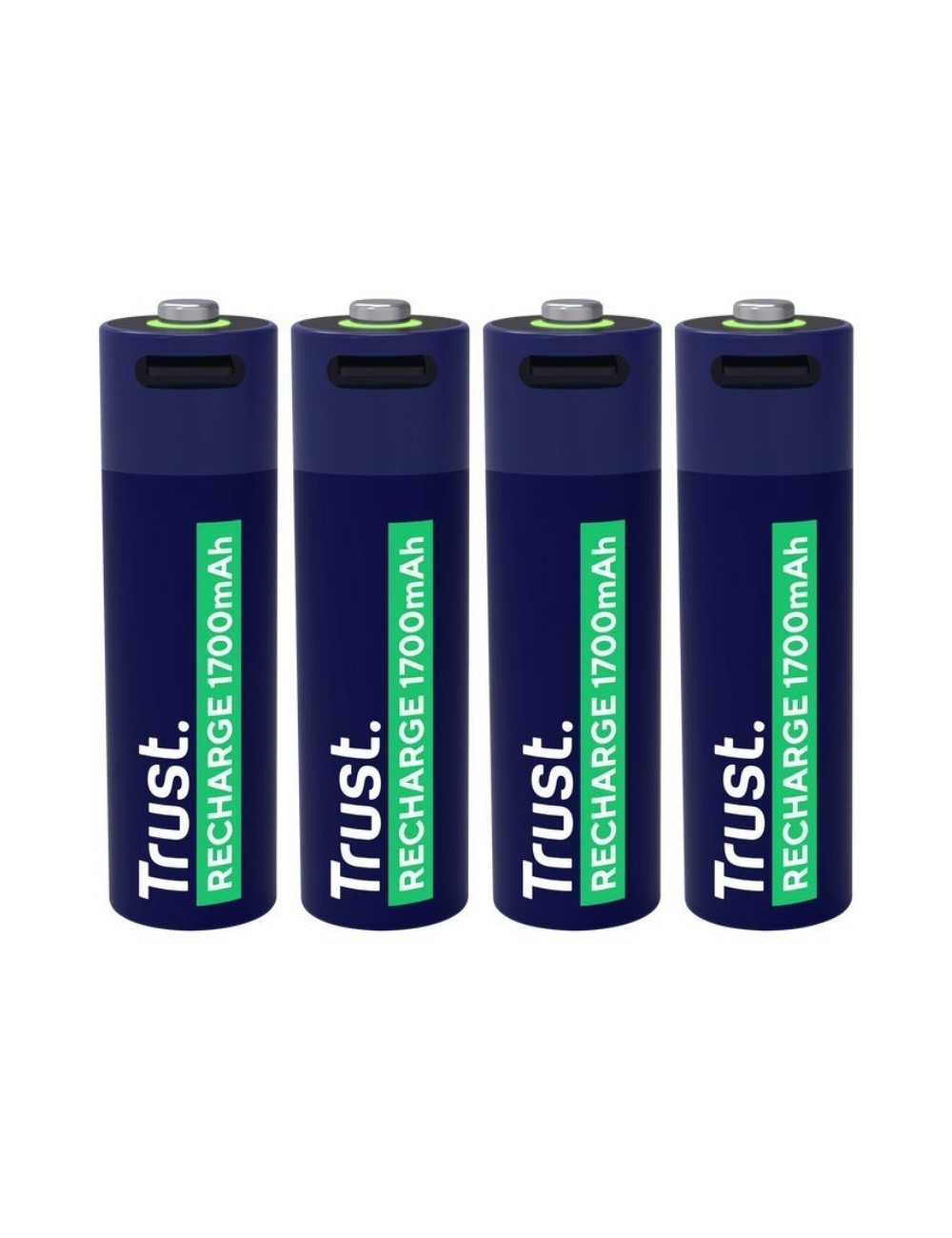 Pack de 4 Pilas AA Trust 25631/ Recargables