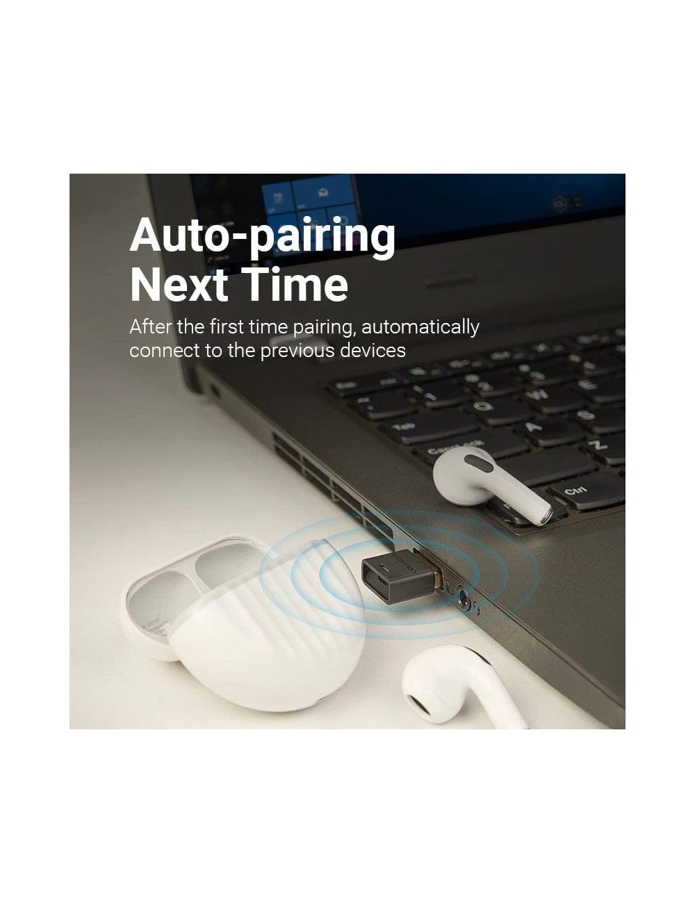 Transmisor y Receptor USB/ MP3/ Bluetooth Vention NAFB0