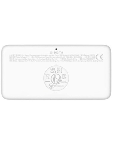 Monitor de Temperatura y Humedad Xiaomi Temperature and Humidity Monitor Clock BHR5435GL