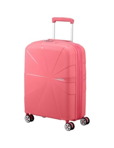 Maleta de Cabina American Tourister Starvibe Spinner 55cm/ 55x40x20cm/ 4 Ruedas/ Coral