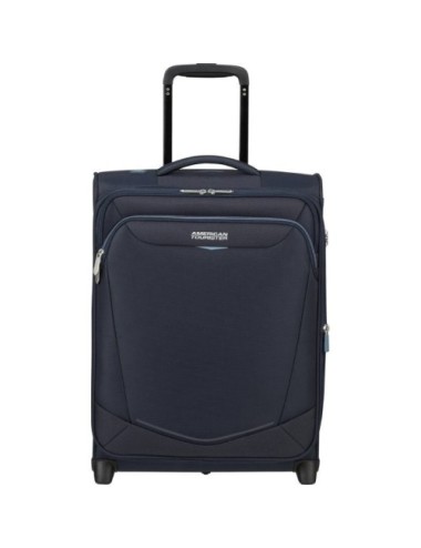 Maleta de Cabina American Tourister Upright SummerRide 55cm/ 55x40x20cm/ 2 Ruedas/ Azul Marino