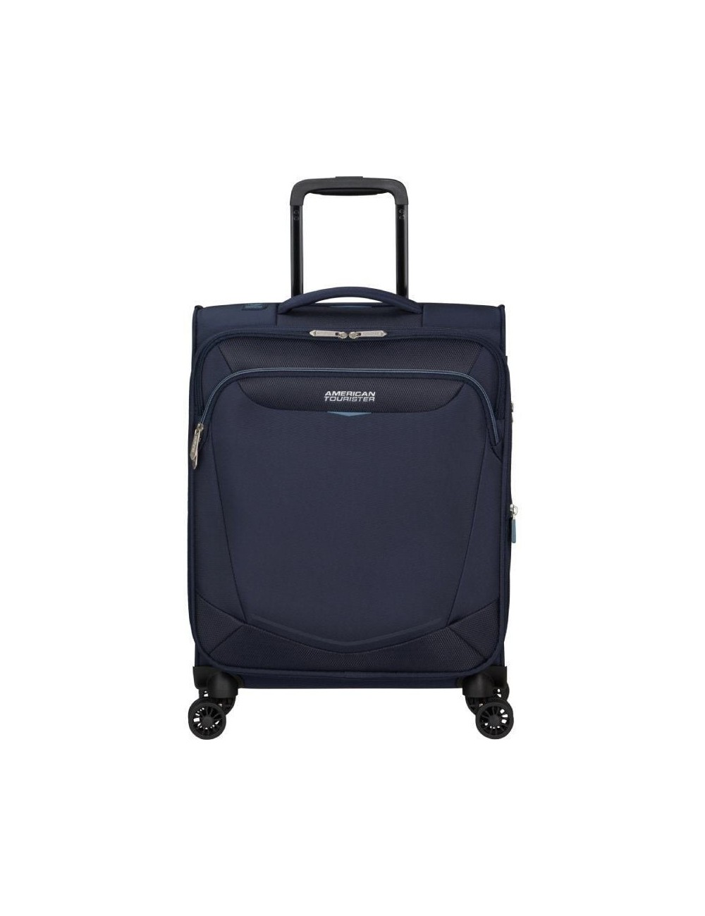 Maleta de Cabina American Tourister SummerRide Spinner 55cm/ 55x40x23cm/ 4 Ruedas/ Azul Marino