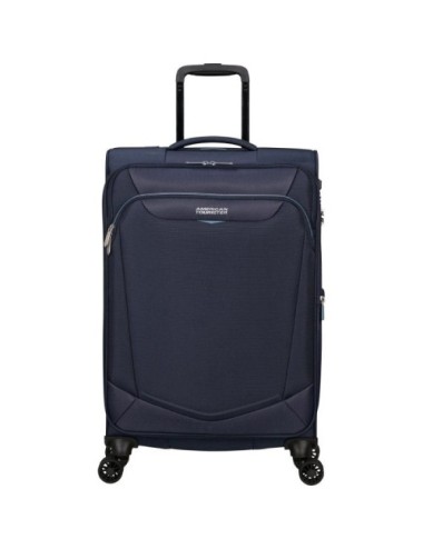 Maleta Mediana American Tourister SummerRide Spinner 69cm/ 69x43x29cm/ 4 Ruedas/ Azul Marino