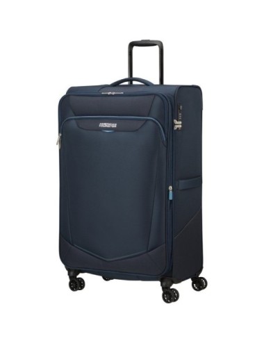 Maleta Grande American Tourister SummerRide Spinner 80cm/ 80x48x30cm/ 4 Ruedas/ Azul Marino