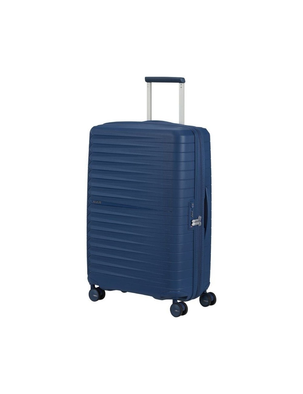 Maleta Mediana American Tourister FastForward Spinner Expansible 68cm/ 68x46x30cm/ 4 Ruedas/ Azul Marino
