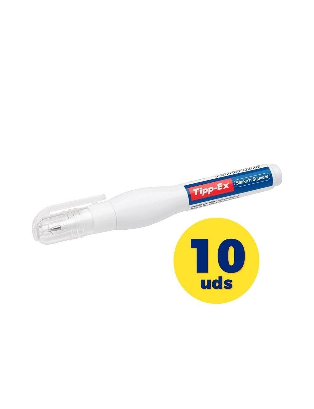 Caja de Correctores de Escritura en Lápiz Bic Tipp-Ex Shake'N Sqeeze/ 8ml/ 10 unidades