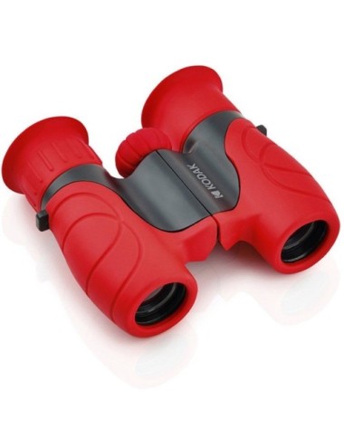 Prismáticos Kodak BCS100/ Zoom 8X/ 21mm/ Rojos