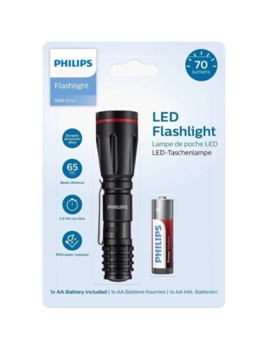 Linterna Philips SFL1000P/ 70 Lúmenes/ 1 pilas *AA