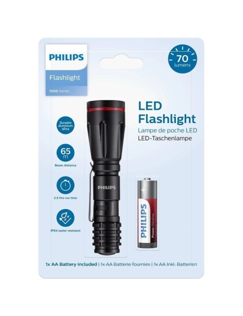 Linterna Philips SFL1000P/ 70 Lúmenes/ 1 pilas *AA